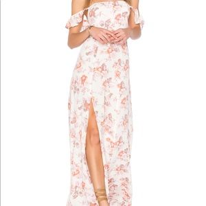 Flynn Skye Cream Blossom Floral Maxi Dress